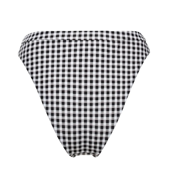 NWOT - Prairie Swim Black/White Gingham Bikini - Size Medium - Picture 6 of 8